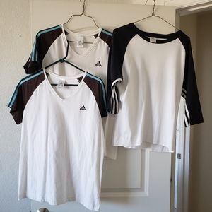 3 Adidas shirts
